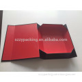 Folding packaging magnetic closure boxes, black magnetic closure gift box